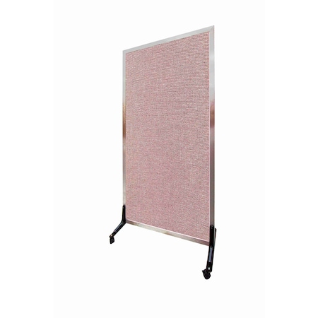 Aarco Freestanding Full Fabric Panel 72"x48" Rose Quartz FFP7248003